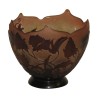 Flared cup on pedestal with five-pointed scalloped edge - Moinat - Decorating accessories