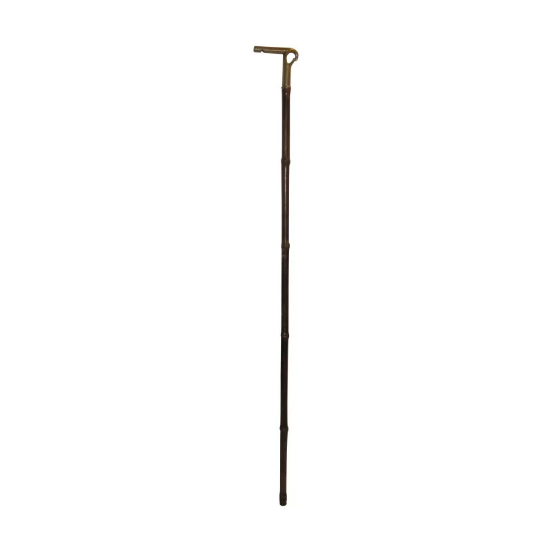 个手杖手提包和哨子，银色黄铜和杆…… - Moinat - 装饰配件