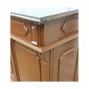 “Madrid” bar in brown lacquered wood with black lacquered top … - Moinat - Buffet, Bars, Sideboards, Dressers, Chests, Enfilades