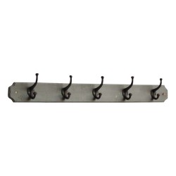 wall coat rack with 5 hooks