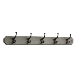 wall coat rack with 5 hooks