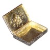 800 silver snuffbox (95gr) with a bouquet on top … - Moinat - Silverware
