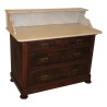 Commode avec dessus marbre blanc, 3 tiroirs (possibilité de … - Moinat - Commodes, Chiffonniers, Semainiers