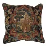 Coussin en tapisserie “ Femme assise ” avec motif au petit … - Moinat - Accessoires de décoration