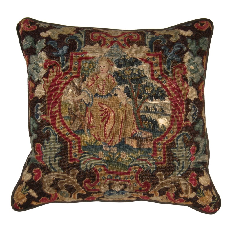 tapestry cushion “Standing woman, 1 foot on a base” with … - Moinat - Decorating accessories tapestry cushion “Standing woman, 1 foot on a base” with … - Moinat - Decorating accessories