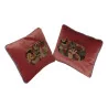 Pair of cushions, cuffs in tapestry applied to the … - Moinat - Decorating accessories