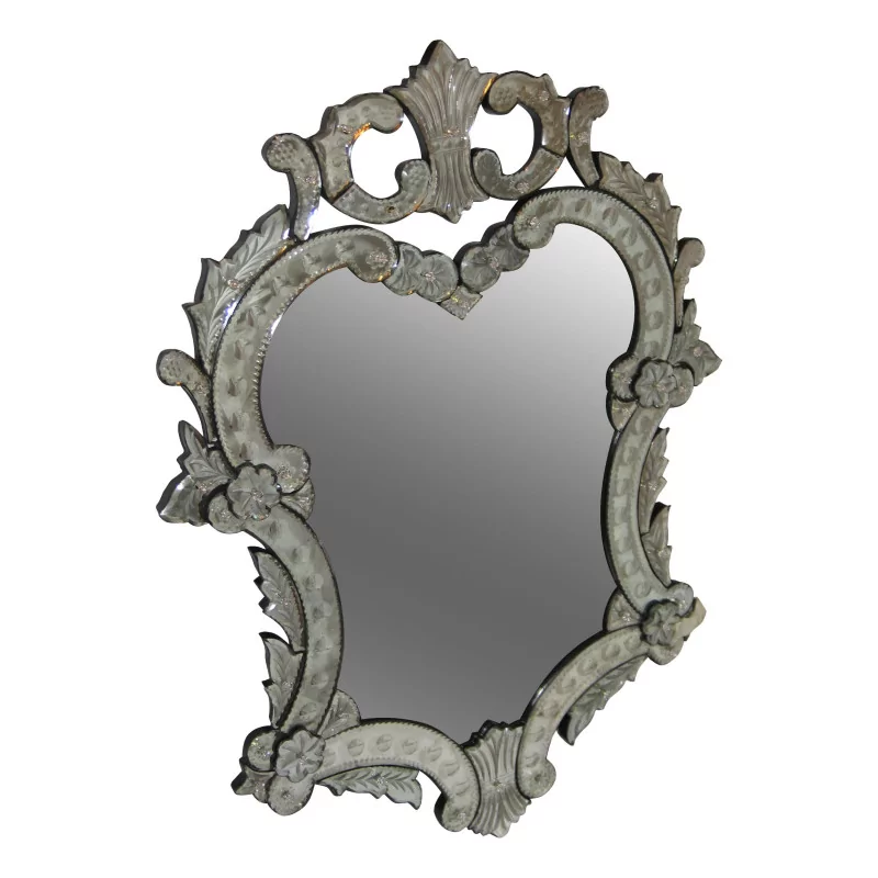 Venetian “Carrara” mirror. - Moinat - Mirrors