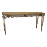 Console “Venecia Palladio” in iron with sheet metal top, the … - Moinat - Consoles, Side tables, Sofa tables