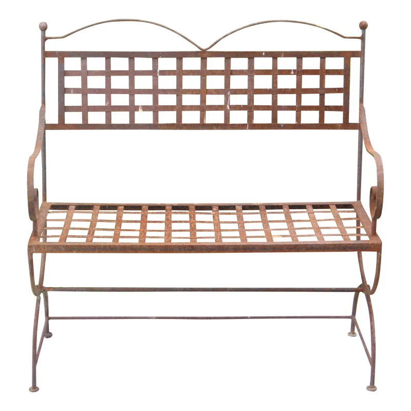 \"Stay\" bench in wrought iron. - Moinat - Sièges, Bancs, Tabourets