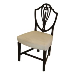 Hepplewhite mahogany chair to be reupholstered. England, 19th century