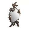 “Hirondelles” Psyche or table mirror with beveled mirror, … - Moinat - VE2022/3