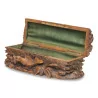个来自 Brienz 的雕刻木盒。瑞士，20 世纪初。 - Moinat - VE2022/3