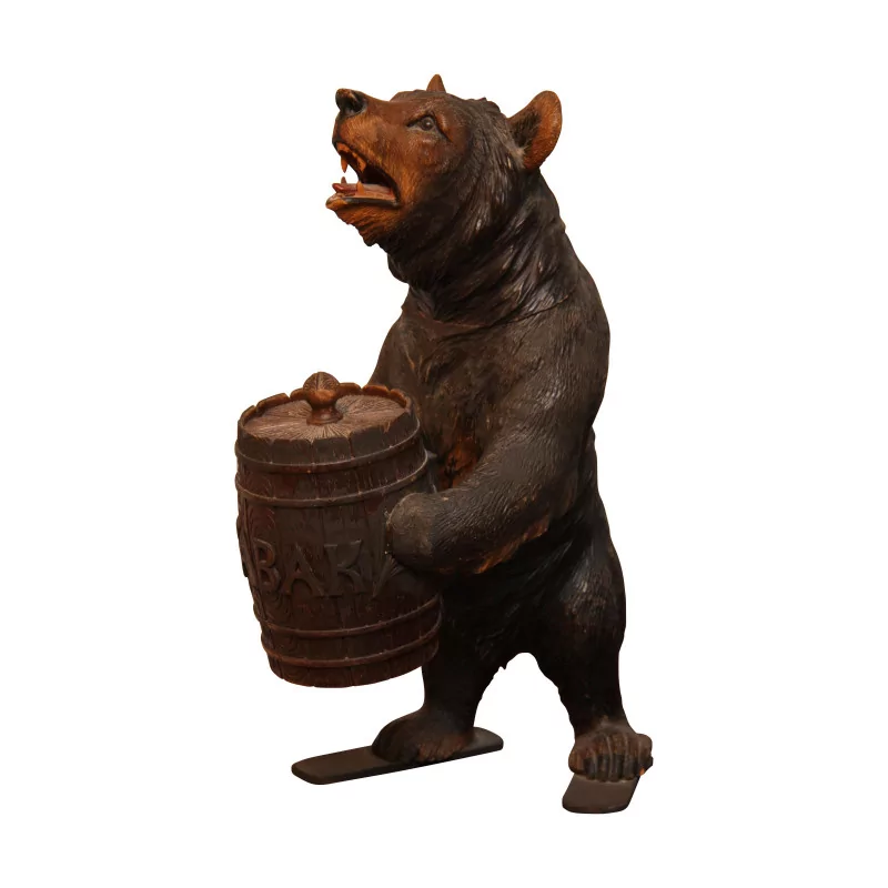 Brienz Wooden Barrel Carrier Bear. The barrel and the - Moinat - VE2022/3