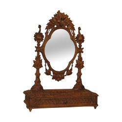 carved wooden table psyche from Brienz Period: 20th …