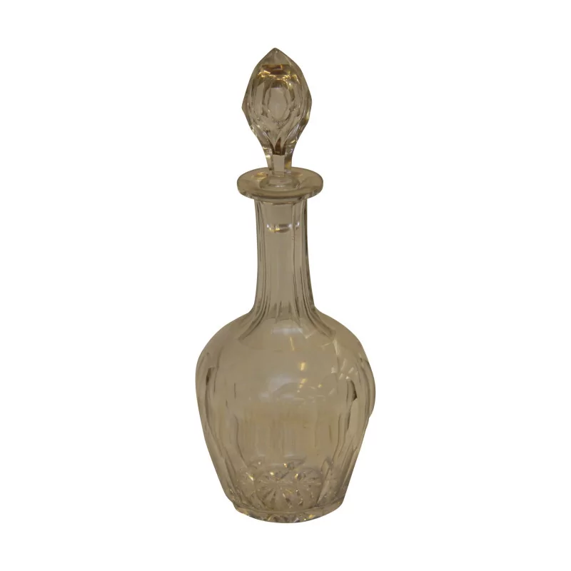 个带塞子的玻璃水瓶（胶合）。时期：20世纪 - Moinat - 玻璃水瓶