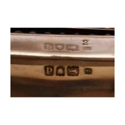 Paire de légumier en argent avec couvercle. Epoque : 20ème