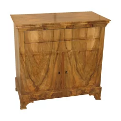 washbasin cabinet, Louis-Philippe dressing table, in walnut. Era : …