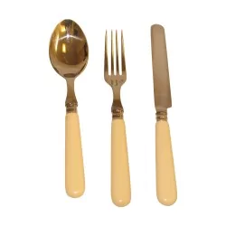 Ménagère (sans coffret) de Scof en France comprenant : 15 …