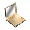 compact box in silver and pink gold with interior … - Moinat - Boxes, Urns, Vases