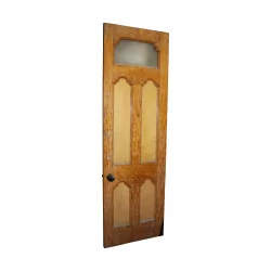 Passage door with glass in the top in oak and 1 …
