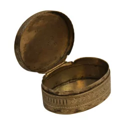 Tabatière ovale en argent (64g) de A.A. Guignard, verso …