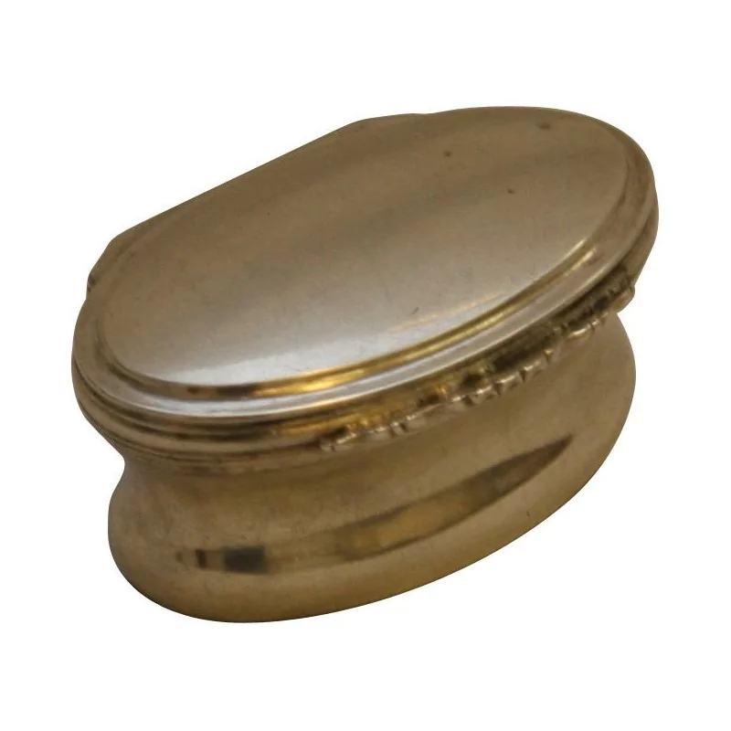 Vinaigrette "Les Verrières" ovale en argent (46 gr) de Henri - Moinat - Argenterie