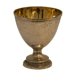 Coupe à pied en argent (312 gr) A. Manzm la moitié du corp en