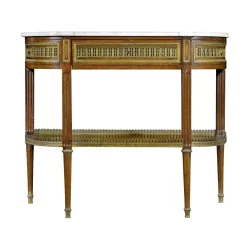 Louis XVI console table in the style of E. Levasseur, in …