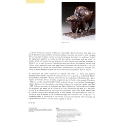 Sculpture en bronze à patine brune “DEUX BISONS d'AMERIQUE”, …