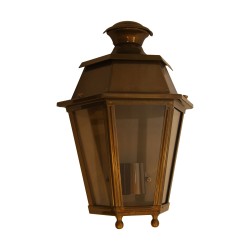brass wall light
