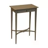 张边桌，带弧形板条，漆木饰面 - Moinat - End tables, Bouillotte tables, 床头桌, Pedestal tables