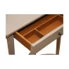 Side table with curved slats, in painted wood finish - Moinat - End tables, Bouillotte tables, Bedside tables, Pedestal tables