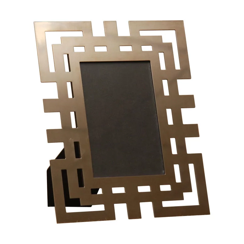 Cadre à photo “Labirinto” grand format avec cadre argenté. - Moinat - Cadres à photo