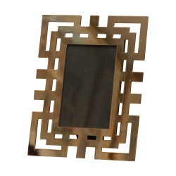 small “Labirinto” photo frame with silver frame.