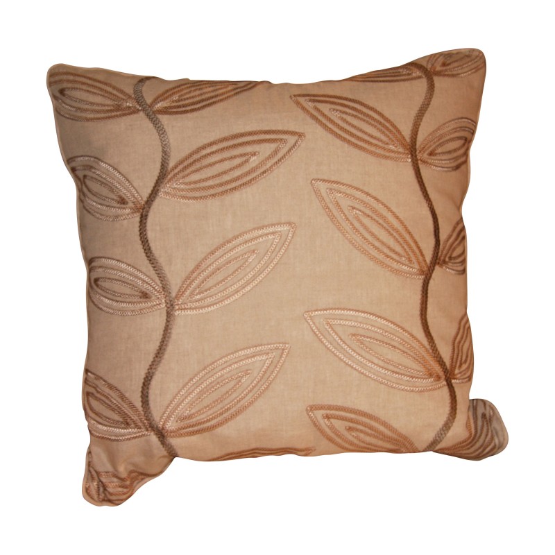 Coussin recouvert de tissu en lin collection Fiesta coloris - Moinat - Coussins
