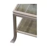 “Courbe” coffee table, aluminum leaf finish n - Moinat - Coffee tables