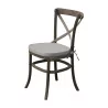 Bistro chair in aged oak with caned seat … - Moinat - Chairs