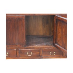 Buffet de style chinois à 4 tiroirs et 3 portes finition