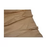 Exhibition curtain, beige cotton fabric, unlined, fabric - Moinat - Curtains
