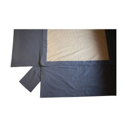 Exhibition-Volant mit zentralem Satin und Dior-Falten,
