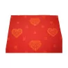 римская штора (гардина), красная дамасская хлопчатобумажная ткань, - Moinat - Портьеры