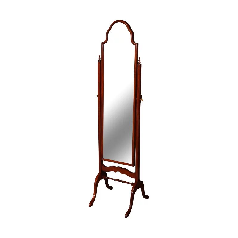 Old-fashioned standing psyche with beveled glass, mahogany. - Moinat - Mirrors