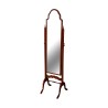 Antique-style standing psyche with beveled glass, in mahogany. - Moinat - Mirrors