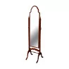 Old-fashioned standing psyche with beveled glass, mahogany. - Moinat - Mirrors