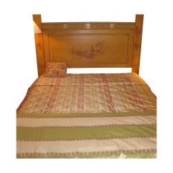 Plaid en soie brodée, tissu "Brocade Stripe", doublé et