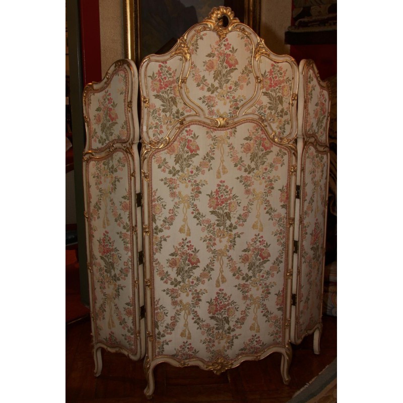 Paravent de style Louis XV baroque, époque Napoléon III, … - Moinat - Paravents Paravent de style Louis XV baroque, époque Napoléon III, … - Moinat - Paravents