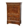 Louis-Philippe Jugendstil-Sekretär mit Spitzbogen, in Maser … - Moinat - Zylinderbureau, Sekretäre