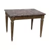 Console ou table à écrire Louis XVI en bois doré 4 faces avec … - Moinat - Consoles, Dessertes, Dos de canapé