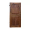 Walnut door with panels, espagnolette, lined with a … - Moinat - Doors