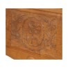 Oak bed frame without the slopes, head and foot Period: … - Moinat - Bed frames